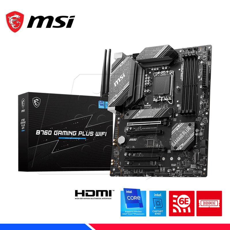 MAINBOARD MSI B760 GAMING PLUS WIFI, DDR5 LGA 1700
