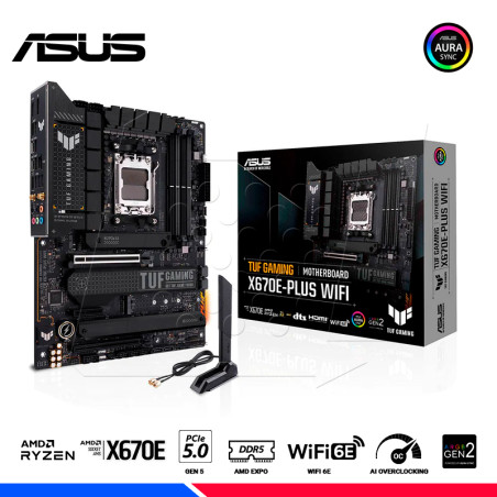 MAINBOARD ASUS TUF GAMING X670E-PLUS WIFI, DDR5, AM5, AMD