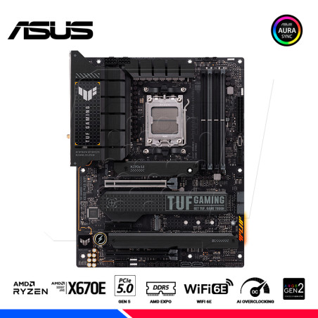 MAINBOARD ASUS TUF GAMING X670E-PLUS WIFI, DDR5, AM5, AMD