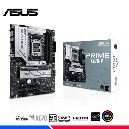 MAINBOARD ASUS PRIME X670-P, DDR5, AM5, AMD