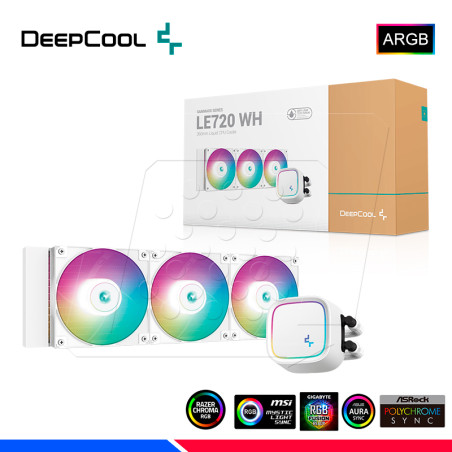 REFRIGERACION LIQUIDA DEEPCOOL LE720 WH ARGB