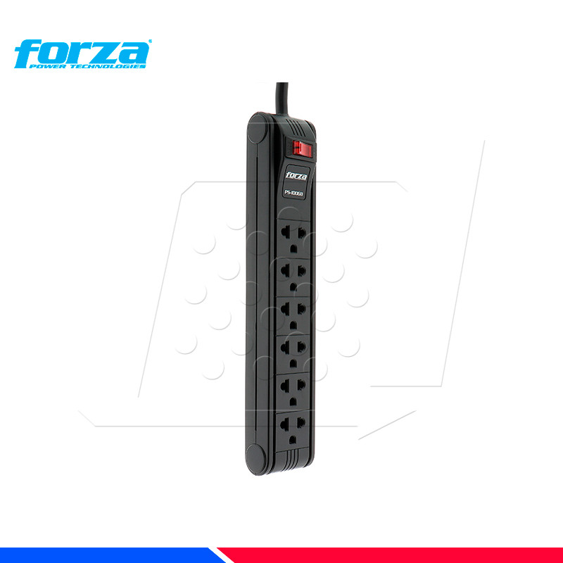 REGLETA FORZA PS-1006B, 1680W, CON CABLE DE 3mt