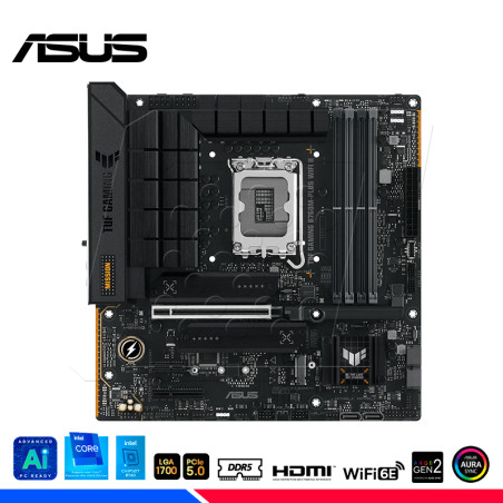 MAINBOARD ASUS TUF GAMING B760M-PLUS WIFI II, DDR5, LGA 1700