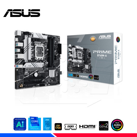 MAINBOARD ASUS PRIME B760M-A-CSM, DDR5, LGA 1700