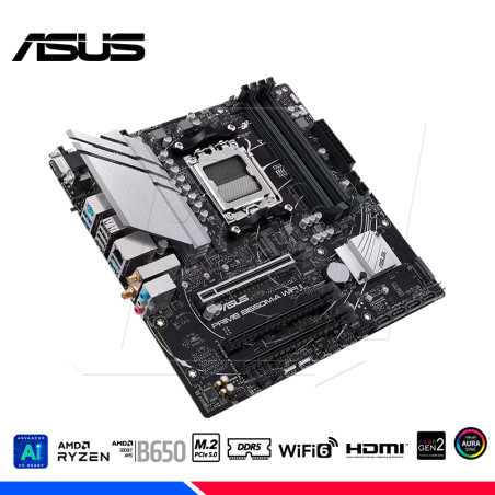 MAINBOARD ASUS PRIME B650M A WIFI II, DDR5, AM5, AMD