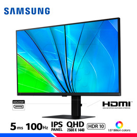 MONITOR SAMSUNG LS27D600EALXPE, ViewFinity S6, 27" IPS, QHD, 100Hz, 1ms
