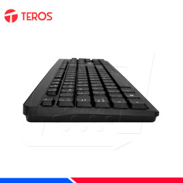 KIT TECLADO Y MOUSE TEROS INALAMBRICO TE-4061N, NEGRO