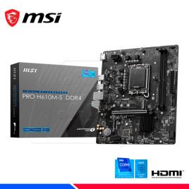 MAINBOARD PRO H610M-S DDR4, LGA 1700
