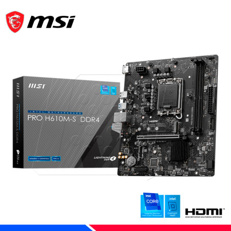 MAINBOARD PRO H610M-S DDR4, LGA 1700