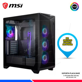 CASE MSI MPG GUNGNIR 300R AIRFLOW, RGB,V/TEMPLADO