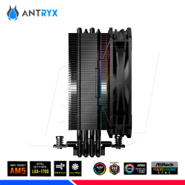 COOLER DE PROCESADOR ANTRYX MIRAGE 530, ARGB, AMD, INTEL