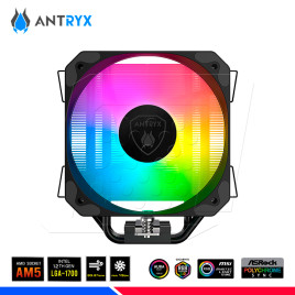 COOLER DE PROCESADOR ANTRYX MIRAGE 530, ARGB, AMD, INTEL