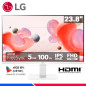 MONITOR LG 24MR400-W, 23.8" IPS, FHD, 100Hz, 5ms, FreeSync