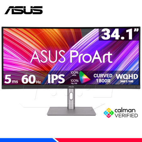 MONITOR PROFESIONAL ProArt Display PA34VCNV, 34.1" CURVO IPS, WQHD, 60Hz, 5ms.