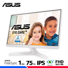 MONITOR ASUS VY249HE-W, 23.8" IPS, FHD, 75Hz, 1ms, FreeSync, Eye Care
