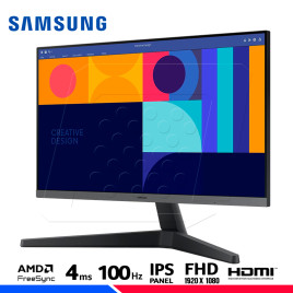 MONITOR SAMSUNG LS24C330GALXPE ESSENTIAL S3, 24" IPS, FHD, 100Hz, 4ms, FreeSync