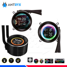 SISTEMA DE REFRIGERACION LIQUIDA ANTRYX, TRITON VISION 360P, LCD DISPLAY  2.8", BLACK, ARGB