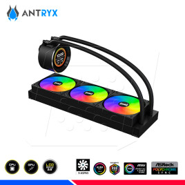 SISTEMA DE REFRIGERACION LIQUIDA ANTRYX, TRITON VISION 360P, LCD DISPLAY  2.8", BLACK, ARGB