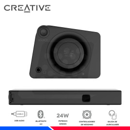 PARLANTE CREATIVE SOUND BAR STAGE SE MINI, BT, BLACK
