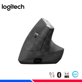 MOUSE LOGITECH MX VERTICAL ADVANCE ERGONOMIC, WIRELESS/BT, BLACK