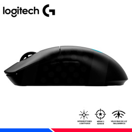 MOUSE LOGITECH PRO 2 LIGTHSPEED WIRELESS, HERO 2, 44K DPi, RGB BLACK