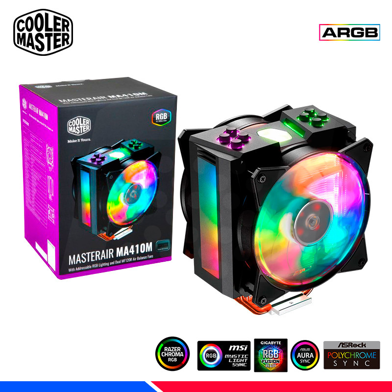 COOLER PROCESADOR CM MA410M ARGB COOLER PROCESADOR CM MA410M ARGB
