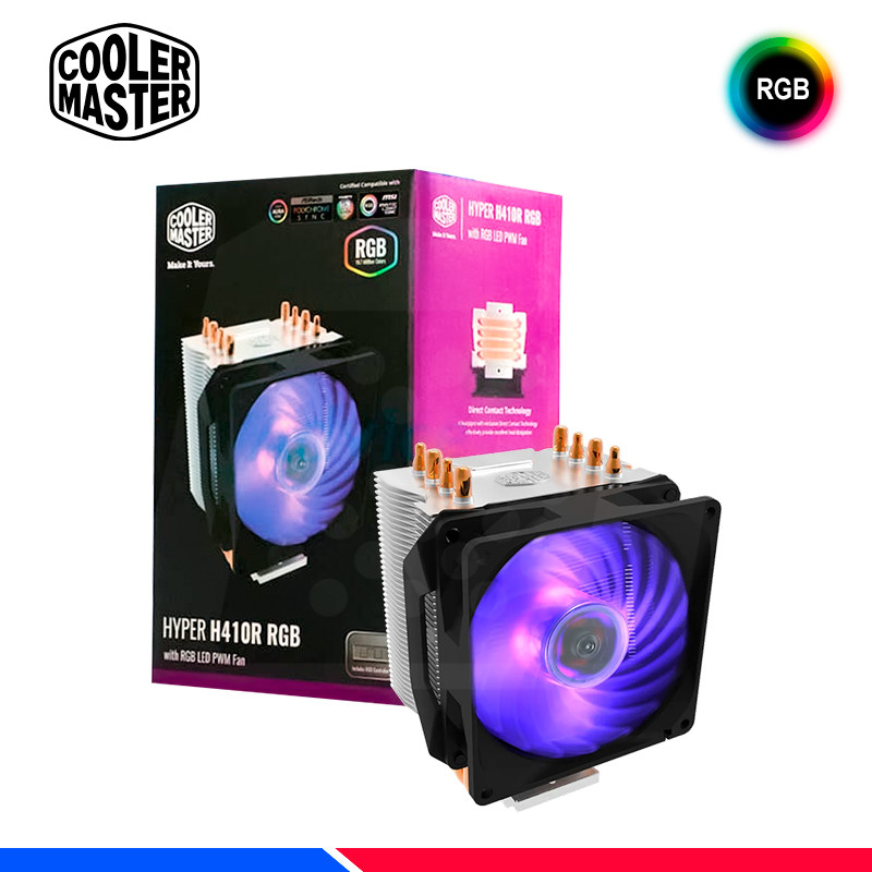 COOLER DE PROCESADOR CM HYPER H410R RGB COOLER DE PROCESADOR CM HYPER H410R RGB