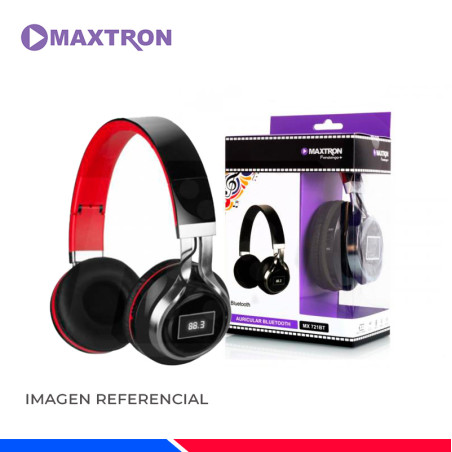 AURICULAR MAXTRON BLUETOOTH BLK MX721BT