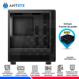 CASE ANTRYX XTREME MICRO XM-420, F/B500W, V/TEMPLADO