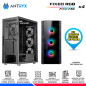CASE ANTRYX RX-260 BLACK, FIXED RGB, FAN x4, V/TEMPLADO