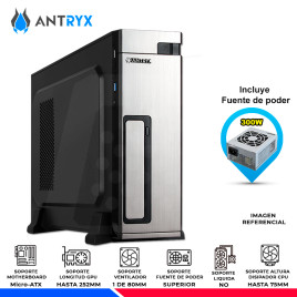 CASE ANTRYX XTREME SLIM XS-100U SILVER, F/300W