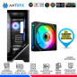 CASE ANTRYX FX-650 BLACK, FAN x4 ARGB, V/TEMPLADO