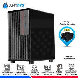 CASE ANTRYX XTREME MICRO XM-410, F/B500W, V/TEMPLADO