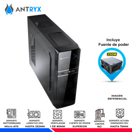 CASE ANTRYX SLIM XS-110 FUENTE 350W