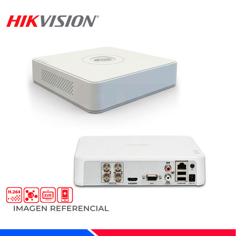 DVR HIKVISION DS-7104HGHI-F1 4 CANALES