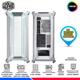 CASE COOLER MASTER COSMOS C700M WHITE, V/TEMPLADO, ARGB