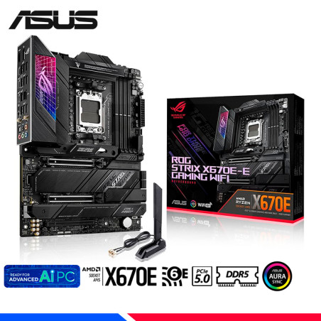 MAINBOARD ASUS ROG STRIX X670E-E GAMING WIFI, DDR5, AM5, AMD