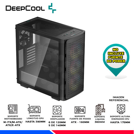 CASE DEEPCOOL CK560, V/TEMPLADO