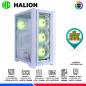 CASE GAMER HALION TITAN 106 WHITE, 4 COOLER ARGB, V/TEMPLADO CASE GAMER HALION TITAN 106 WHITE, 4 COOLER ARGB, V/TEMPLADO