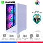CASE GAMER HALION DRAGON CR15 BLANCO, F/500W, RAINBOW, V/TEMPLADO CASE GAMER HALION DRAGON CR15 BLANCO, F/500W, RAINBOW, V/TEMPLADO