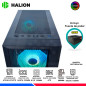 CASE GAMER HALION TORNADO 03 NEGRO, F/600W, 4 COOLER ARGB, MALLA, V/TEMPLADO