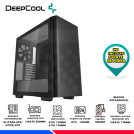 CASE DEEPCOOL CK500, V/TEMPLADO