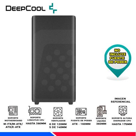 CASE DEEPCOOL CK500, V/TEMPLADO