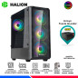 CASE GAMER HALION INFINITY 416, ARGB, F/600W, V/TEMPLADO CASE GAMER HALION INFINITY 416, ARGB, F/600W, V/TEMPLADO