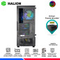 CASE GAMER HALION INFINITY 416, ARGB, F/600W, V/TEMPLADO CASE GAMER HALION INFINITY 416, ARGB, F/600W, V/TEMPLADO