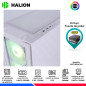CASE GAMER HALION TITAN 103 WHITE, F/600W, RGB, V/TEMPLADO CASE GAMER HALION TITAN 103 WHITE, F/600W, RGB, V/TEMPLADO