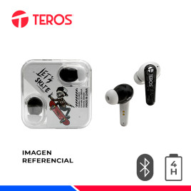 AURICULAR TEROS TE8072W, INALAMBRICO/BT, WHITE