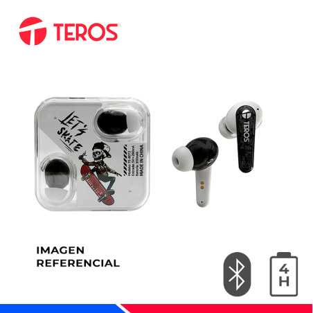 AURICULAR TEROS TE8072W, INALAMBRICO/BT, WHITE