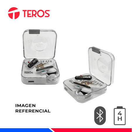 AURICULAR TEROS TE8072W, INALAMBRICO/BT, WHITE