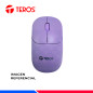 MOUSE INALAMBRICO TEROS TE-1219S, MORADO